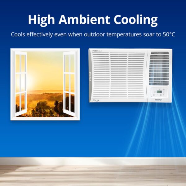 Voltas 1.5 Ton 3 Star, Turbo Mode Window AC (Copper Condenser, Anti-Rust Coating, Anti-Freeze Thermostat, AC 1.5T 183 Vectra Pearl, White) - Image 7