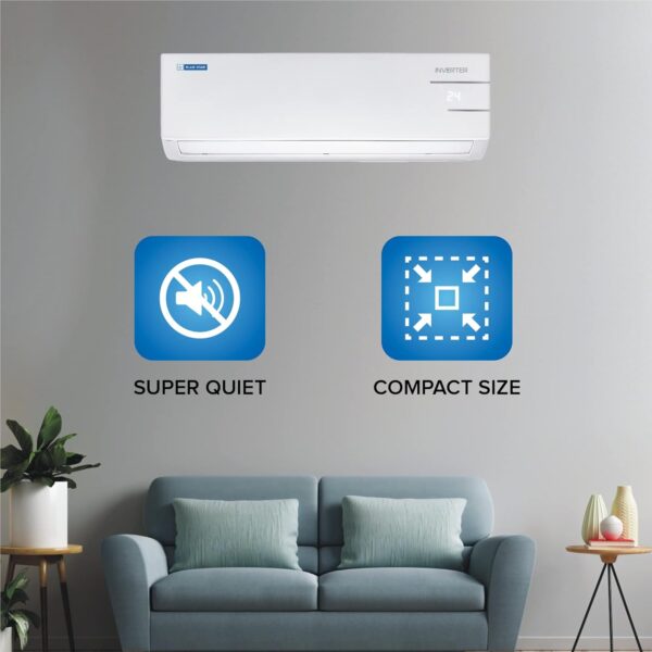 Blue Star 1.5 Ton 3 Star 5 in 1 Convertible Inverter Split AC (Copper, Smart Ready, Stabalizer Free Operation, Super Quiet, Energy Saver, 2023 Model, IB318YKU, White) - Image 5
