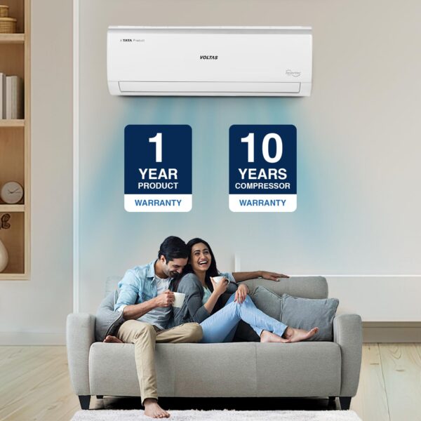 Voltas 1.5 Ton 5 Star Inverter Split AC (Copper, 4-in-1 Adjustable Mode, Anti-dust Filter, 185V Vectra Elite, White) - Image 6